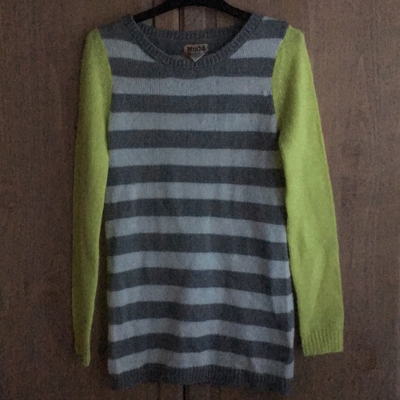 NWOT Mudd Striped Sweater (Oversized or Tunic) - Picture 1 of 3